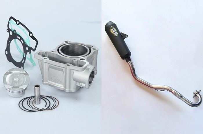 Efek Bore Up Pake Knalpot Standar. Modif Mesin Budget Rp 1 Juta, Mending Bore Up Atau Ganti Knalpot