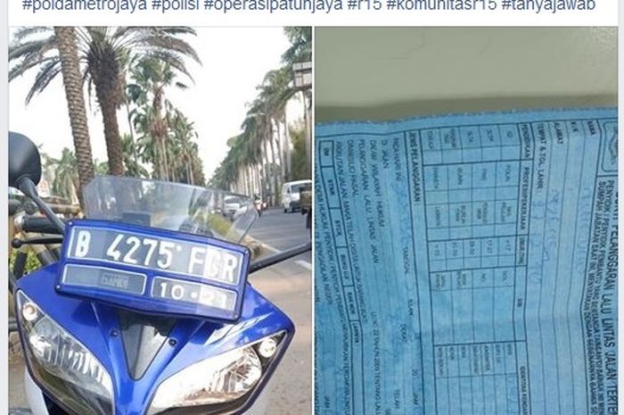 R15 Modif Lampu Depan. Geger Yamaha R15 Ditilang Polisi Gara-gara Lampu Depan