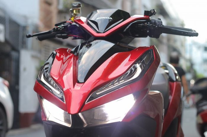 Handgrip Vario 150 Variasi. Honda Vario 150 Jadi Makin Kece dan Sporty, Cuma Pakai Ubahan