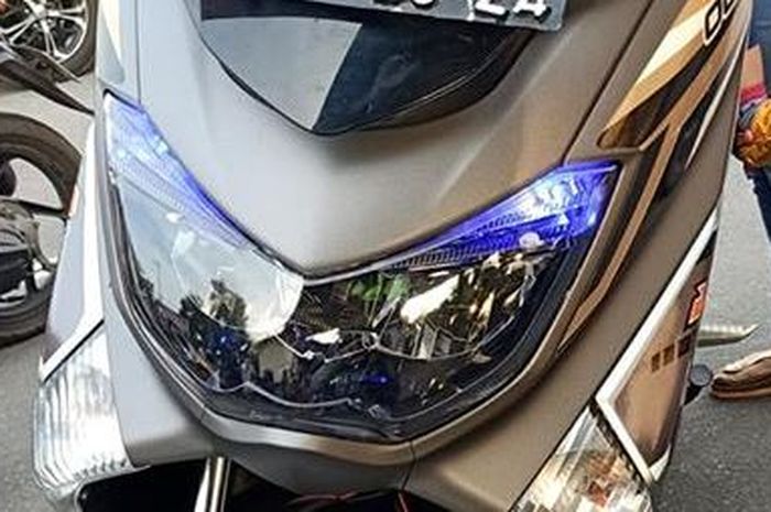 Lampu Senja Biru Ditilang. Dampak Penertiban Strobo, Yamaha NMAX Tanpa Strobo Kena
