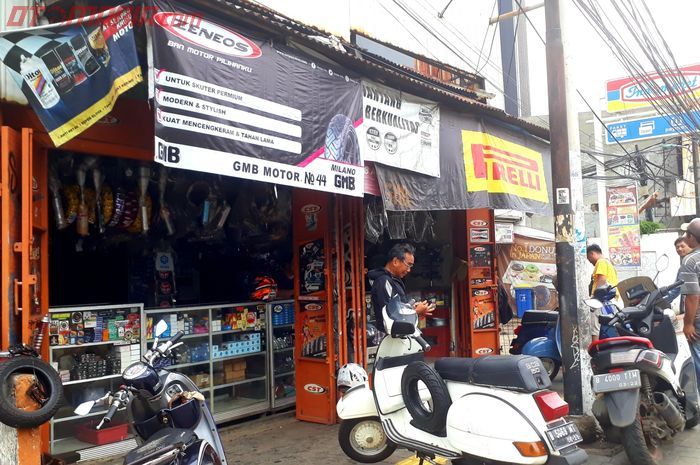 Toko Spare Part Motor Otista. Surganya Pemilik Vespa Baru dan Lawas, Mau Servis atau Beli