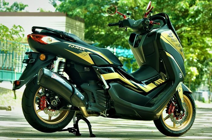 Berapa Panjang Selang Rem Nmax. Yamaha All New NMAX 2020 Pertama Didukung Kaki dan Part RCB