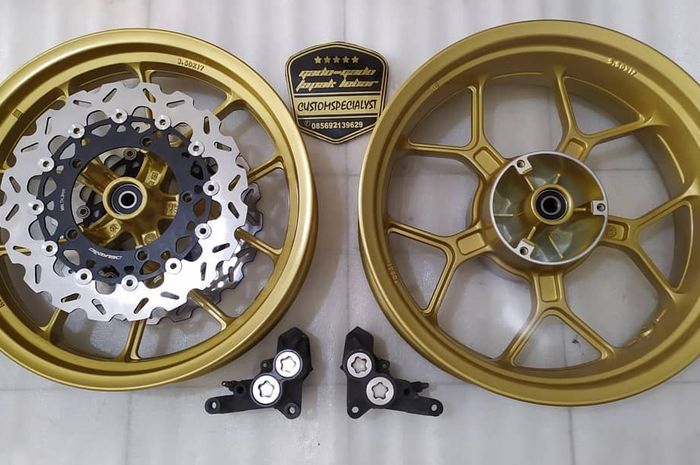 Ganti Velg Motor. Pengen Ganti Pelek Motor yang Lebih Lebar, Harus Tahu Plus