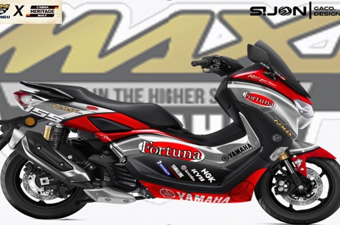 Nmax Stiker Modif. Inspirasi Stiker Yamaha NMAX 2020, Dari Motif MotoGP Sampai