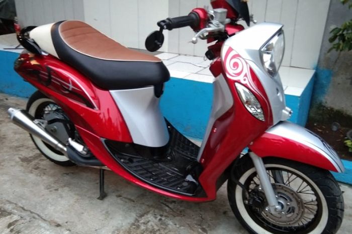 Modifikasi Motor Fino Simple. Modifikasi Simpel Yamaha Fino 125 Pakai Ban 12 Inchi, Shorty