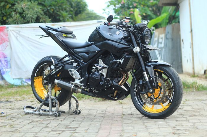 Yamaha Mt 25 Modifikasi. Sangar Abis! Yamaha MT-25 Makin Berotot Modal Konsep 2 Moge Ini