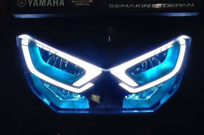 Modifikasi Lampu Nmax. Demam Modifikasi DRL di Headlamp All New NMAX, Tampang