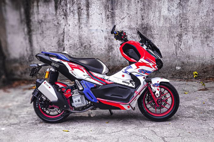 Modifikasi Honda Legenda. Modifikasi Honda ADV 150 Unik, Pakai Livery Helm Legenda MotoGP