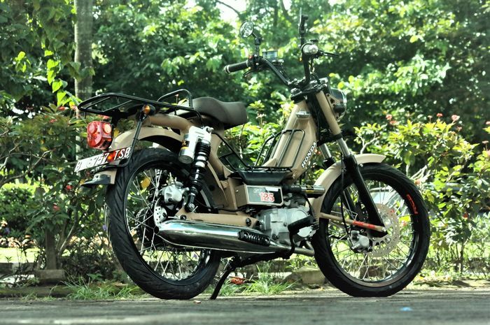 Rangka Supra Fit New. Bodi Jialing, Mesin Supra Fit, Begini Teknis Modifikasi Motor Ini