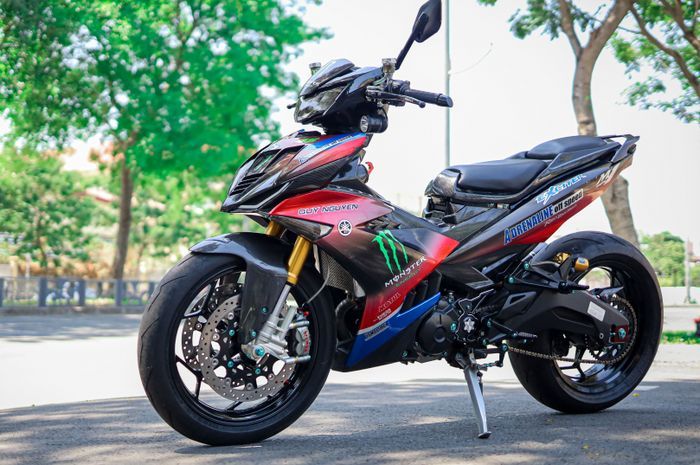Mx King Modif Moge. Modifikasi Motor Yamaha MX King 150 Dibuat Gahar Pakai Kaki