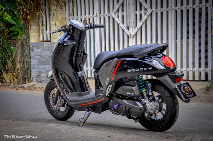 Modif Standar Scoopy. Modifikasi Motor All New Honda Scoopy Ini Makin Sporty Plus Mewah!