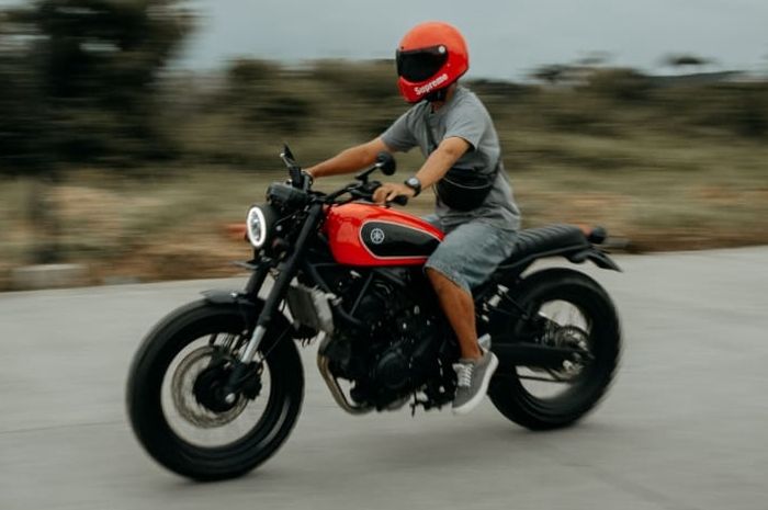Biaya Modif Motor Scrambler. Modifikasi Yamaha MT-25 Jadi Motor Scrambler, Biayanya Mulai