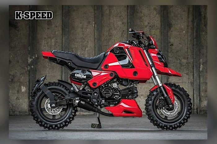 Modifikasi Motor Verza Touring. Modifikasi Motor Honda Grom, Kecil Sangar Siap Diajak Garuk Tanah
