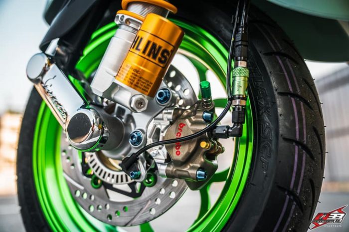 Velg Motor Warna Putih. Pelek Motor Habis Repaint, Begini Cara Perawatan Biar Kinclong