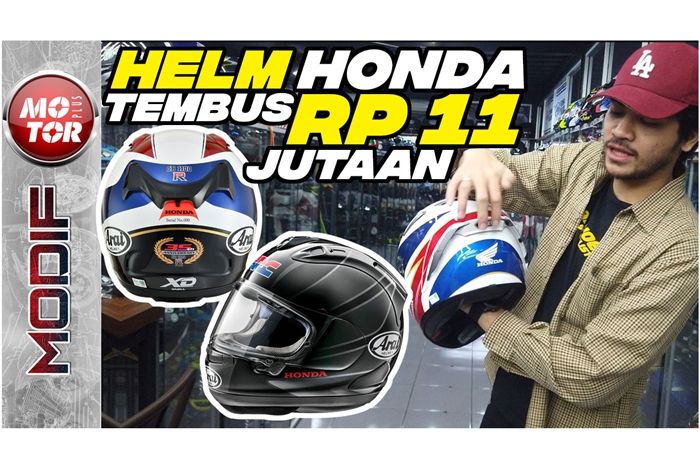 Helm Jadul Honda. Bikin Melongo Harga Helm Honda Tembus Rp 11 Juta, Dari Motor