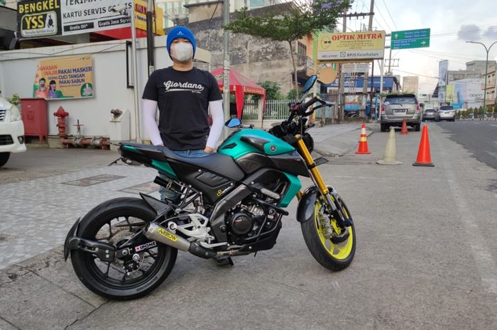 Yamaha Mt 15 Modifikasi. Makin Sangar, Modifikasi Yamaha MT-15 Tampil dengan Tema