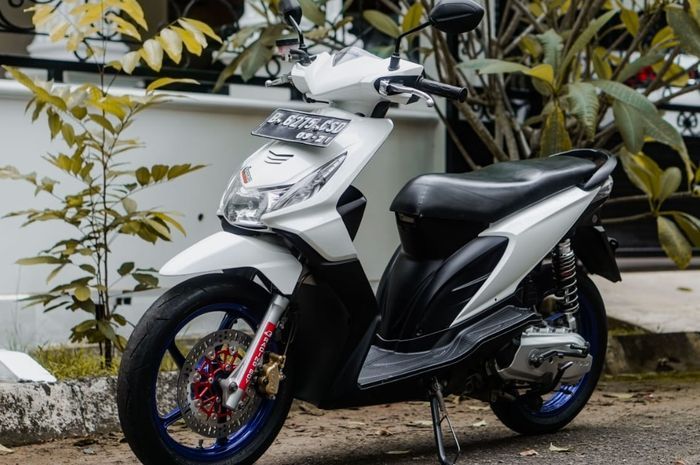 Modifikasi Beat Road Race. Modifikasi Honda BeAT Lawas Usung Konsep Road Race, Jeroan