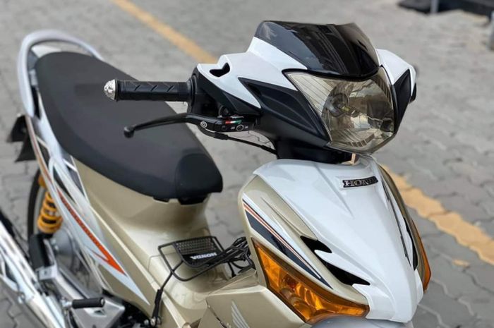 Modifikasi Motor Supra X Lama. Modif Supra Lawas Dengan Tampilan Elegan, Tidak Norak Dan