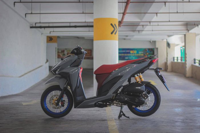 Warna Velg Vario 150 Modif. Modifikasi Honda Vario 150, Disiram Warna Elegan Dan Pelek Jari