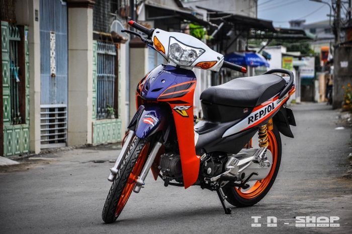 Modifikasi Honda Supra Fit New. Modifikasi Honda Supra Fit Tampil Kece Pakai Livery balap Plus