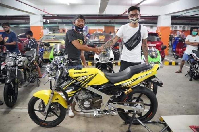 Ninja Warna Kuning. Motor Bebek dan Sport 2-tak Paling Diincar, Mulai Yamaha F1ZR
