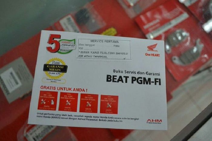 Buku Service Motor. Buku Servis Motor Honda Hilang Garansi Otomatis Gugur, Tenang