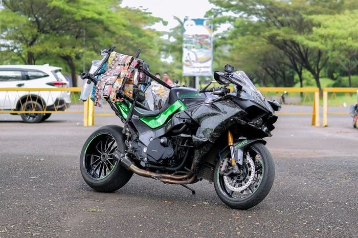 Pajak Motor H2r. Dimodif Mirip Kawasaki H2R, Kawasaki ZX-11 Kini Jadi Motor Starling