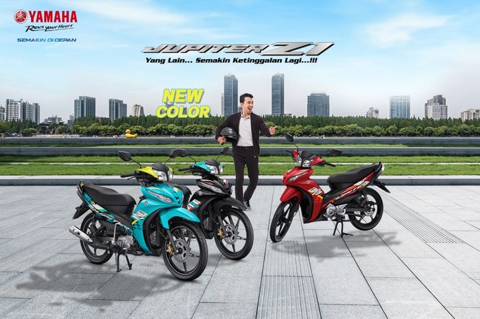 Warna Motor Jupiter Z Keren. Motor Bebek Yamaha Jupiter Z1 Dapat Penyegaran, Warna Baru