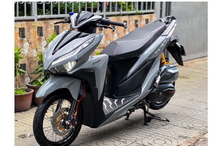 Motor Vario Modifikasi Keren. Modifikasi Motor Honda Vario 150, Tambah Keren Pakai Pelek Jari