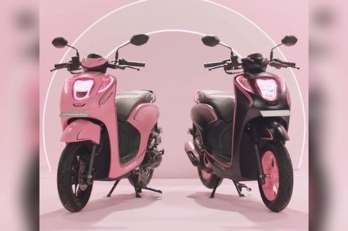 Motor Genio Modif. Ini Dia Modifikasi Motor Honda Genio Tema Blackpink, Tampil Cute