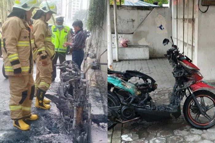 Kunci Kontak Motor Konslet. Honda BeAT Terbakar Akibat Konslet Bisa Disebabkan Salah