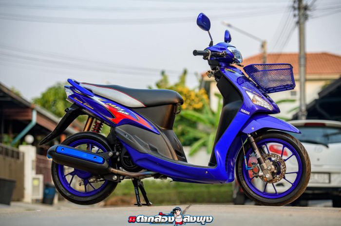 Mio Warna Biru. Serba Biru Modifikasi Motor Yamaha Mio Rem Full Brembo