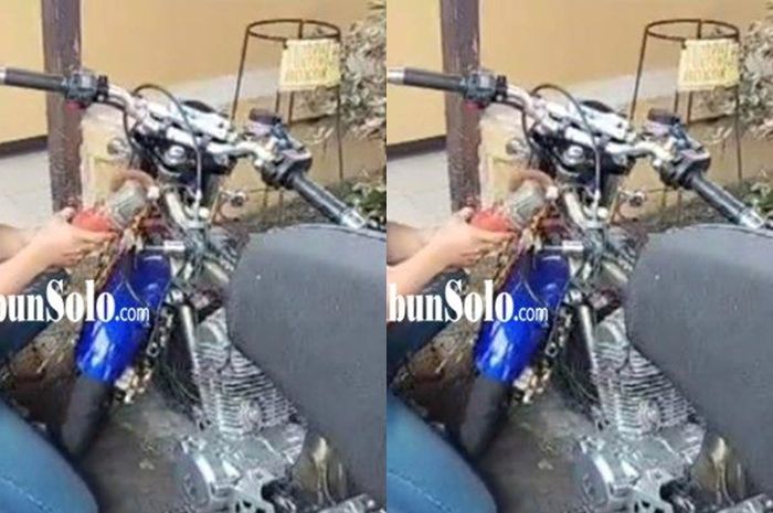 Motor Modifikasi Cb. Modifikasi Motor Honda Tiger Jadi CB Kena Razia Operasi Patuh