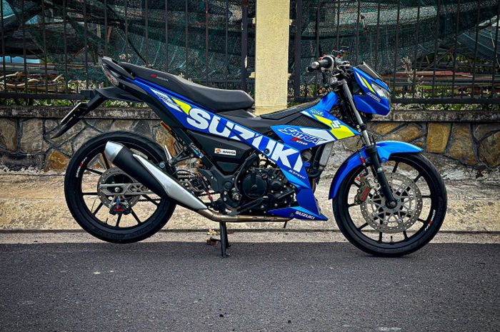 Satria F150 Modifikasi. Modal Aksesoris Modifikasi Motor Suzuki Satria F150 Jadi Ayago