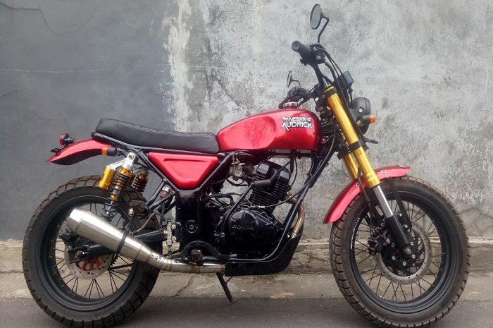 Modifikasi Verza Standar. Modifikasi Motor Honda Verza 150 dari Depok Bergaya Vintage