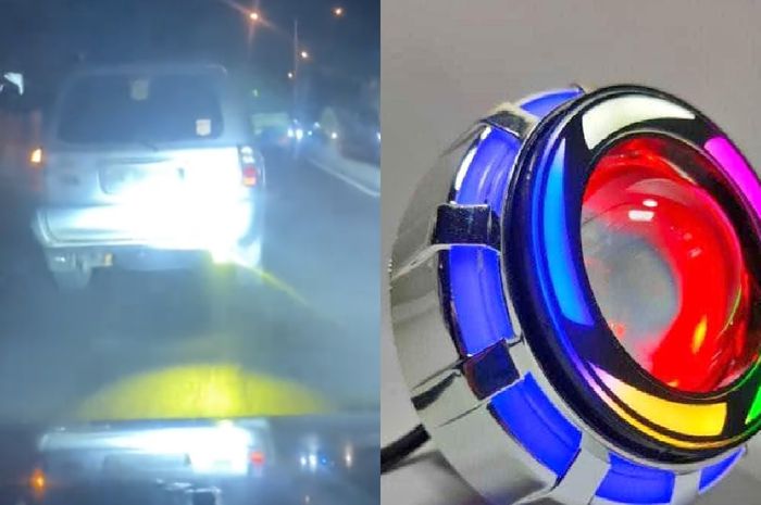 Apakah Menggunakan Lampu Projie Ditilang Polisi. Tilang Rp12 Juta atau Pidana 6 Tahun Bagi yang Pasang Lampu