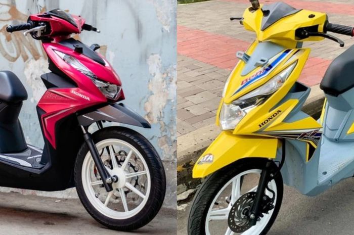 Motor Honda Modifikasi. 5 Potret Modifikasi Motor Honda BeAT, Dari Proper Matic Sampai