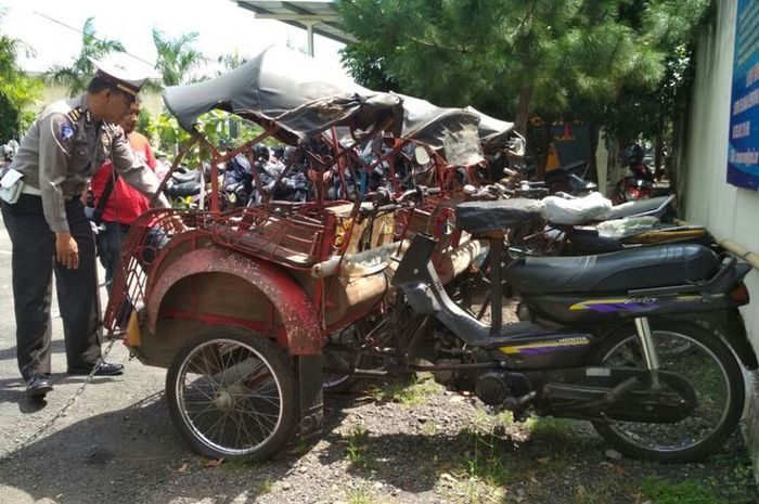 Modifikasi Becak Motor. Pertahankan Ciri Khas, Kapolda Minta Bos Kustomfest Modifikasi