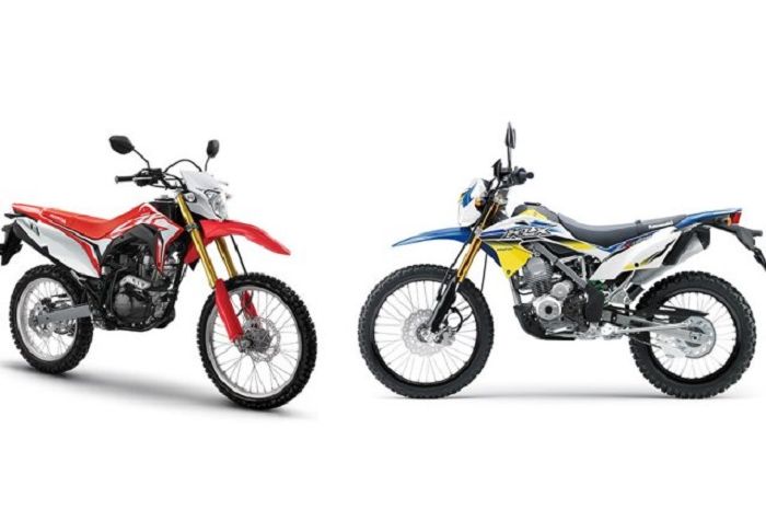 Top Speed Klx. Tipis, Ini Data Adu Akselerasi Honda CRF150L dan Kawasaki KLX