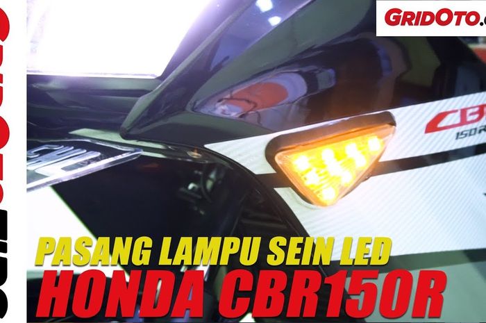 Lampu Sein Honda Cbr 150. Video: Cara Pasang Lampu Sein LED di Honda CBR150R