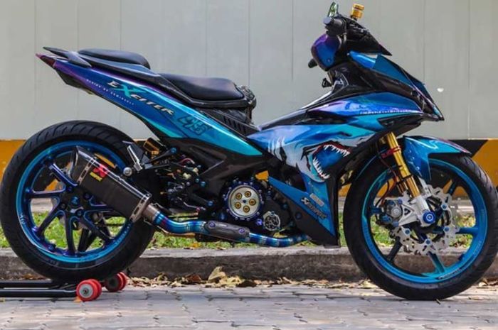 Mx King Batok Aerox. Keren Bingits... Yamaha MX King Jadi Pusat Perhatian Pakai Batok