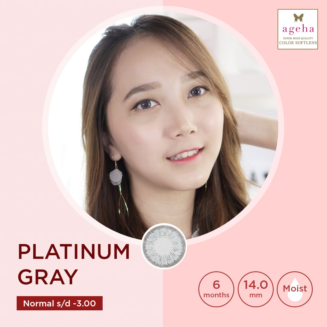 Warna Platinum Grey. Softlens Grey