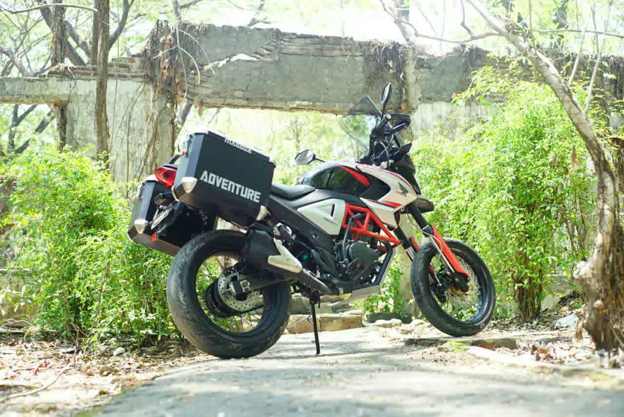 New Megapro Modif Adventure. New Megapro Injeksi dimodif ala Big Bike Adventure, Sangar bin
