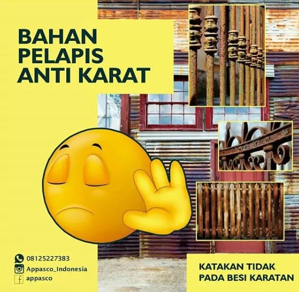 Bahan Pelapis Anti Karat Pada Besi Adalah. Bahan Pelapis Anti Karat