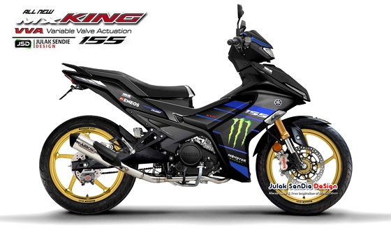 Mx King Monster. All New MX King 155 VVA Livery Monster Energy MotoGP