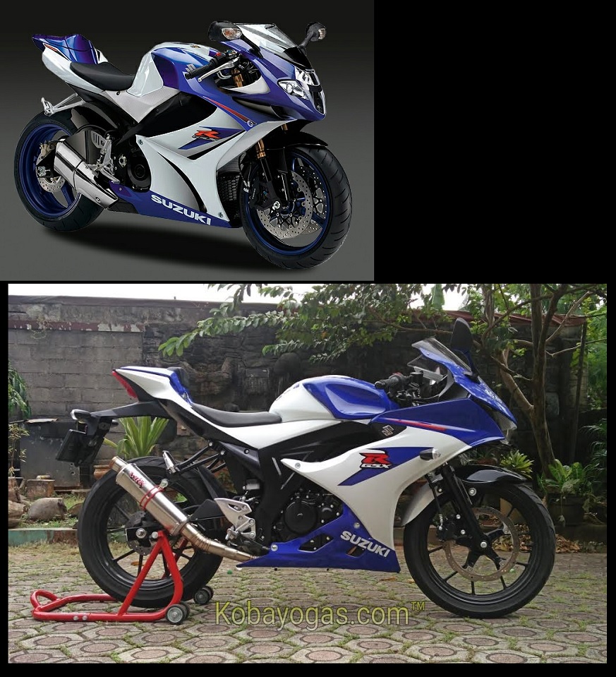 Gsx R150 Modif Moge. Modifikasi Suzuki GSX-R150 Jadi Suzuki GSX-R600, Terjangkau