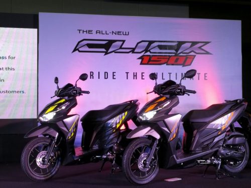 Harga Honda Click 125i Di Indonesia. Honda Click 150i Alias Vario 150 Ekspor Terlihat Di Pabrik AHM