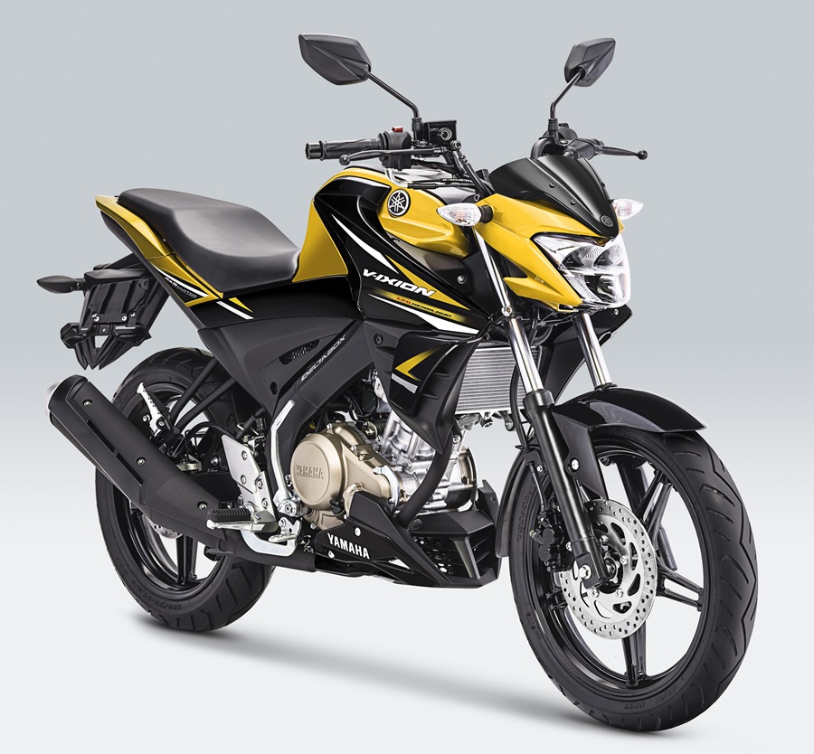 Vixion 2018 Harga Baru. Warna Baru Yamaha Vixion Terbaru 2018 Nih, Kuningnya Keren