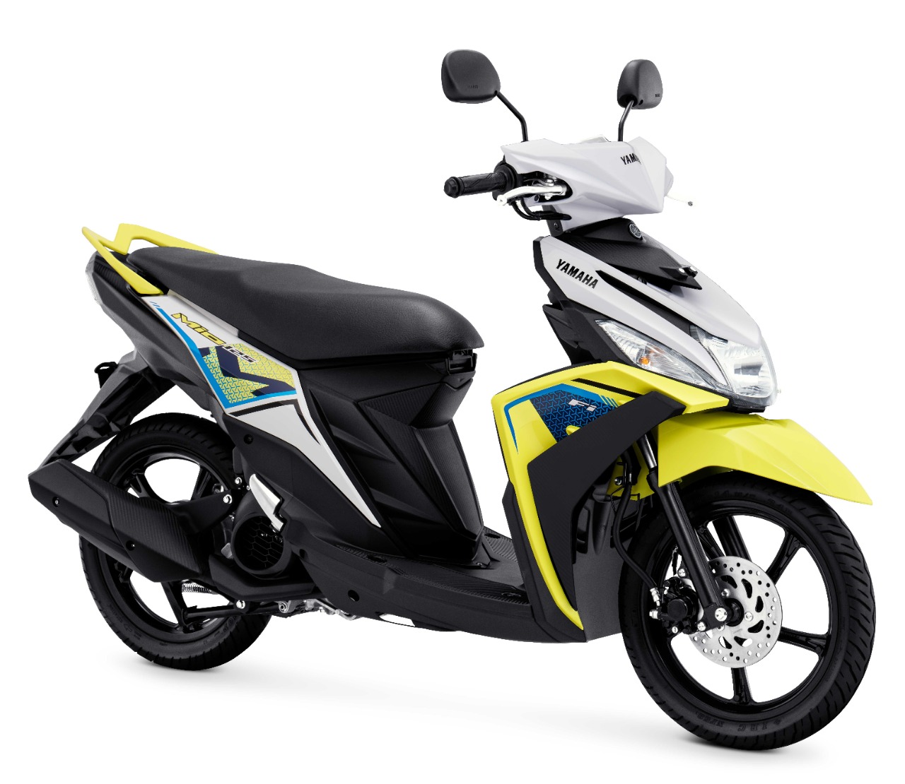 Mio M3 Warna Biru. Makin Keren dan Modern, Yamaha Mio M3 125 Tampil Dengan