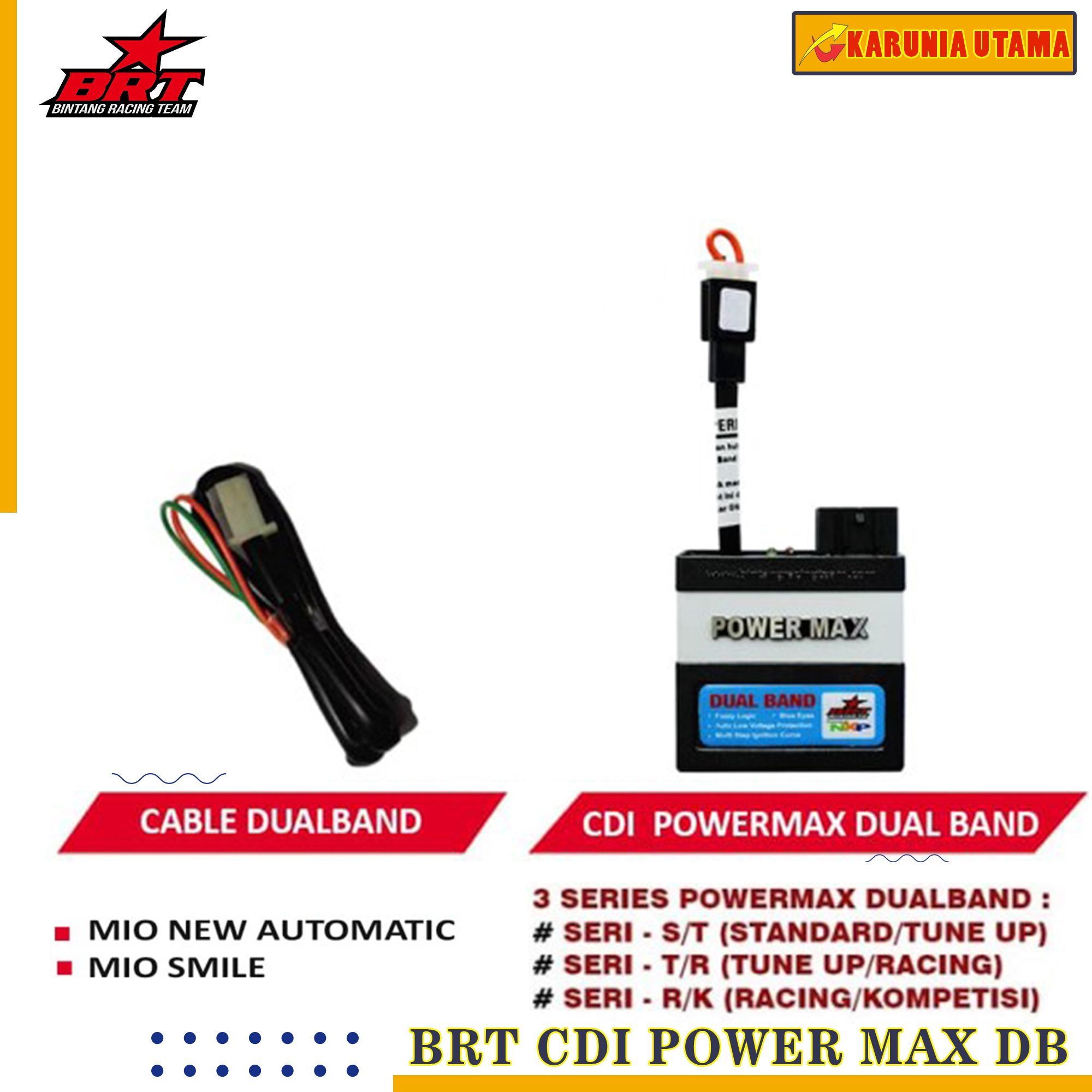 Spesifikasi Mio Smile. CDI BRT POWER MAX DUALBAND 'TR (MIO NEW AUTOMATIC